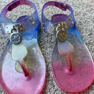 MK Rainbow Snap Button Sandels